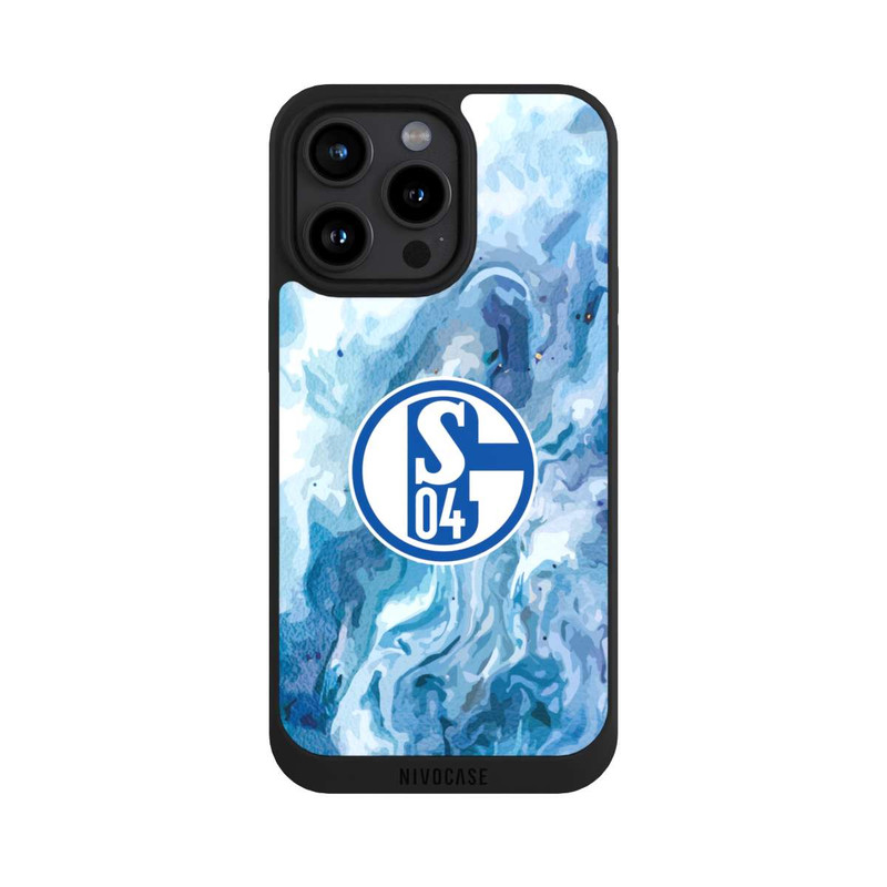 iPhone 15 Pro Max NIVOpure Schalke 04 Flüssig Blau