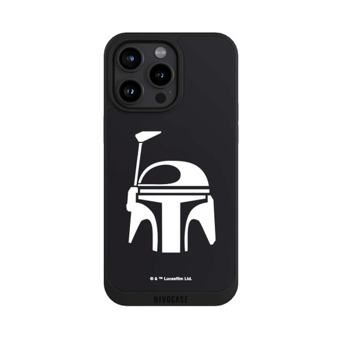 Apple iPhone 15 Pro Max NIVOpure Casque Boba Fett Noir