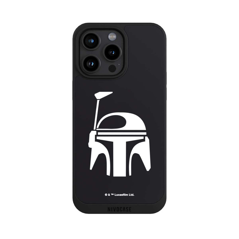 iPhone 15 Pro Max NIVOpure Boba Fett Helm Schwarz