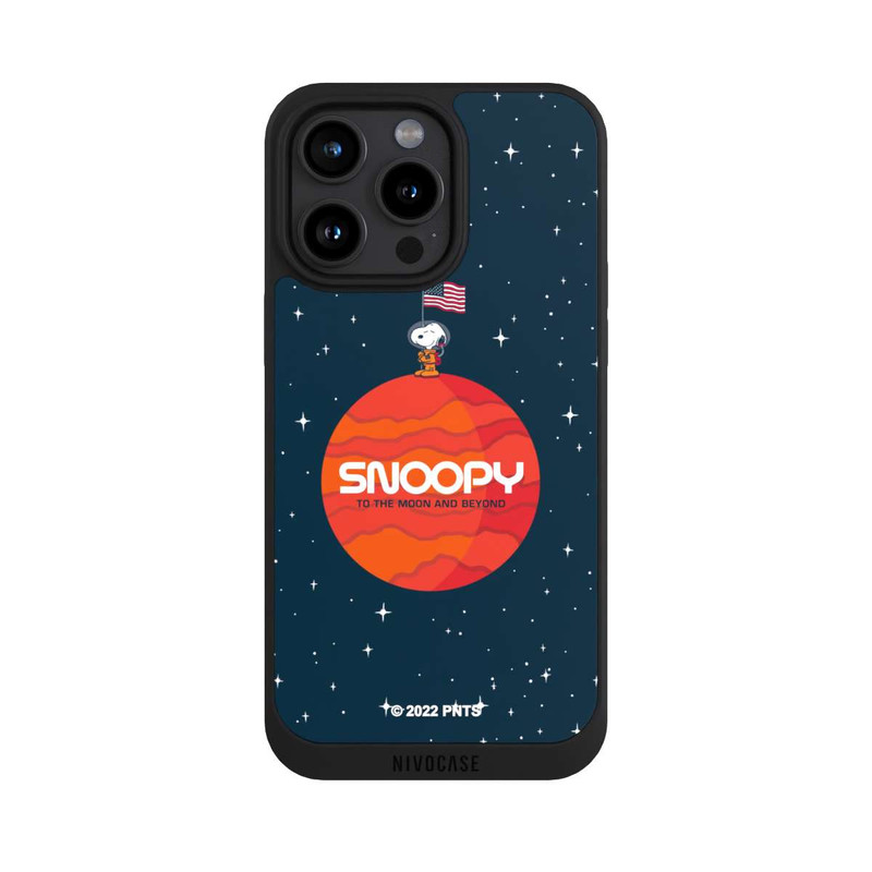 iPhone 15 Pro Max NIVOpure Snoopy Weltraumreisender Orange