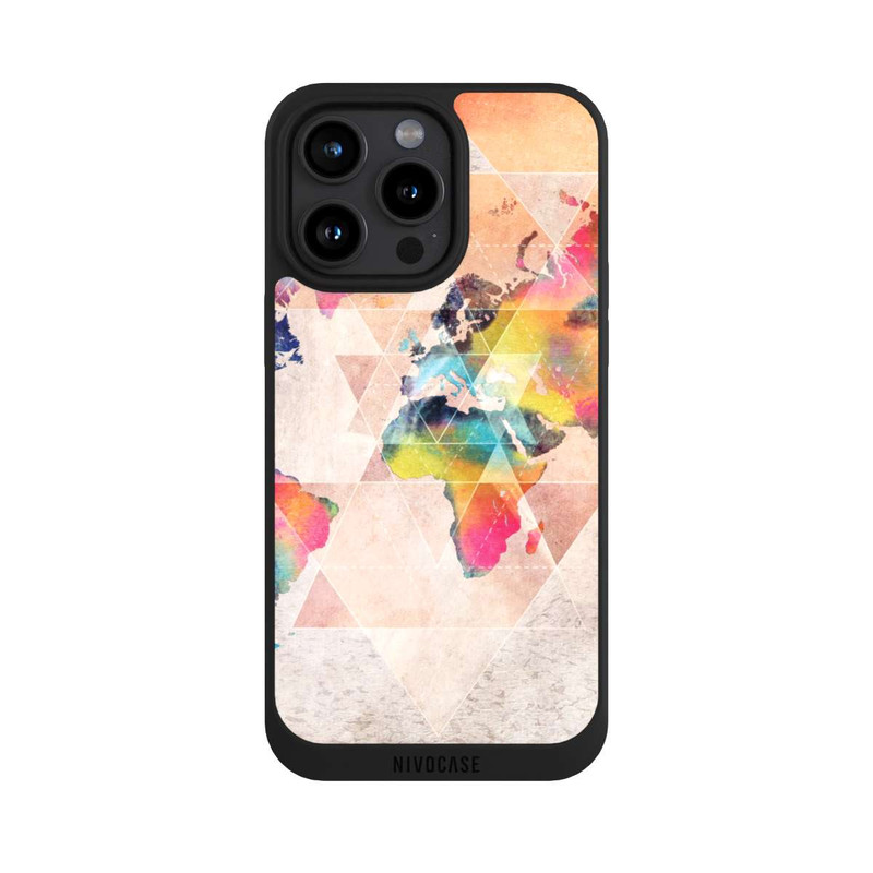 iPhone 15 Pro Max NIVOpure JBJart - Carte du Monde spéciale