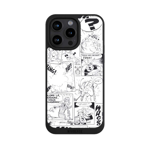 Apple iPhone 15 Pro Max NIVOpure BD Astérix Blanc &amp; Noir