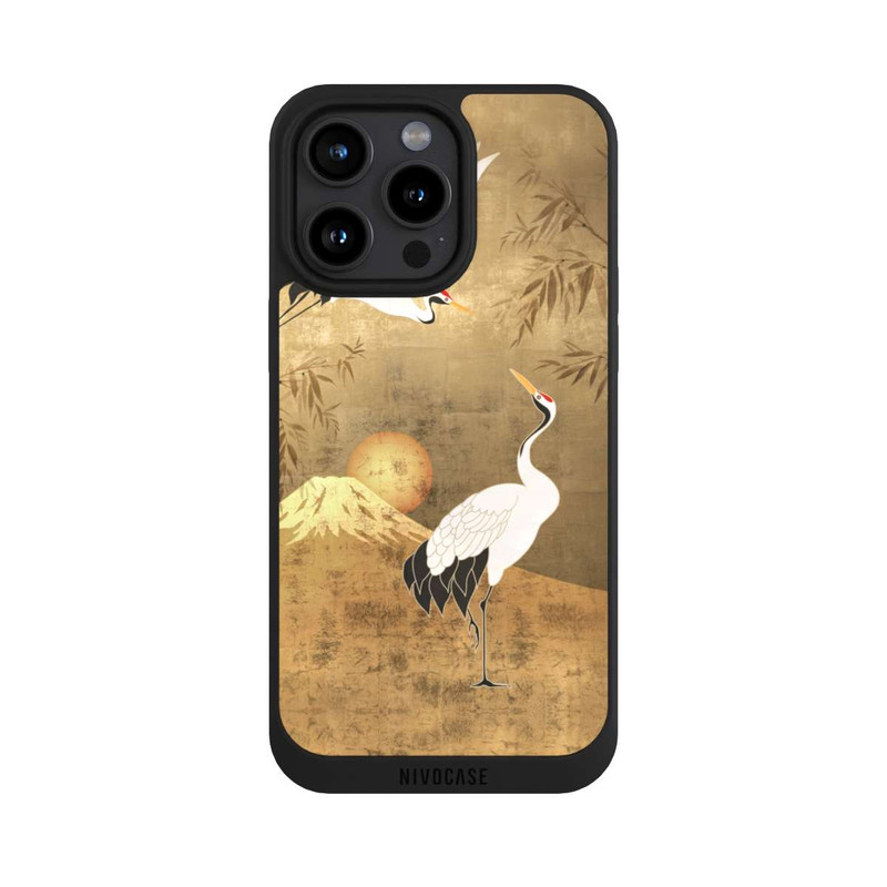 iPhone 15 Pro Max NIVOpure Kraniche Gold Japan 1
