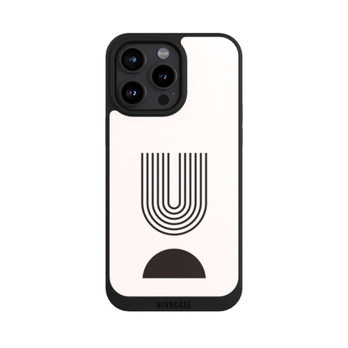 Apple iPhone 15 Pro Max NIVOpure Modern Art Black Lines