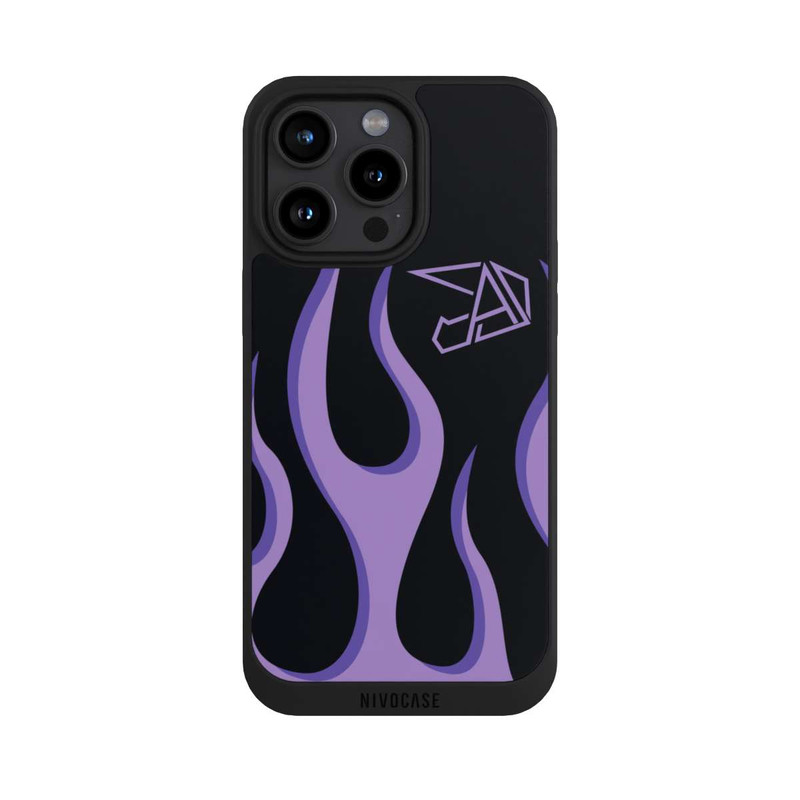 iPhone 15 Pro Max NIVOpure Flammes violettes
