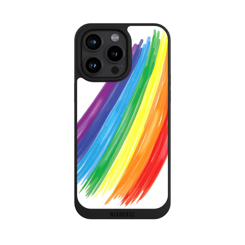 iPhone 15 Pro Max NIVOpure Rainbow Paint Brush