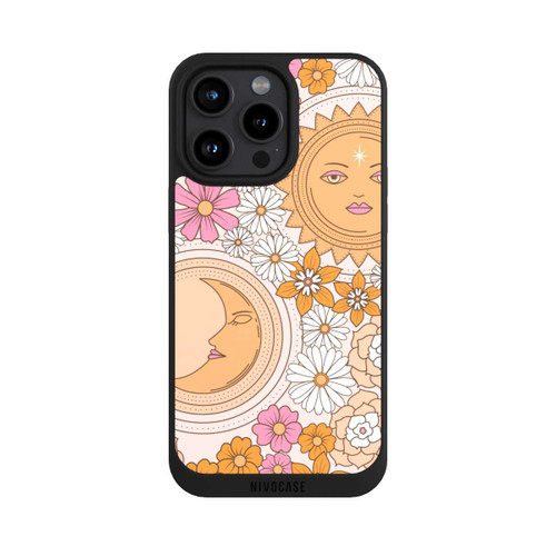 Apple iPhone 15 Pro Max NIVOpure Mond-Sonne-Blumen