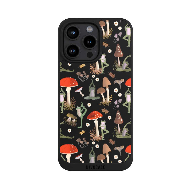 iPhone 15 Pro Max NIVOpure Yoga-Frösche mit Pilzen