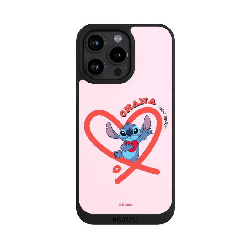 iPhone 15 Pro Max NIVOpure Stitch Ohana Rosa Herz