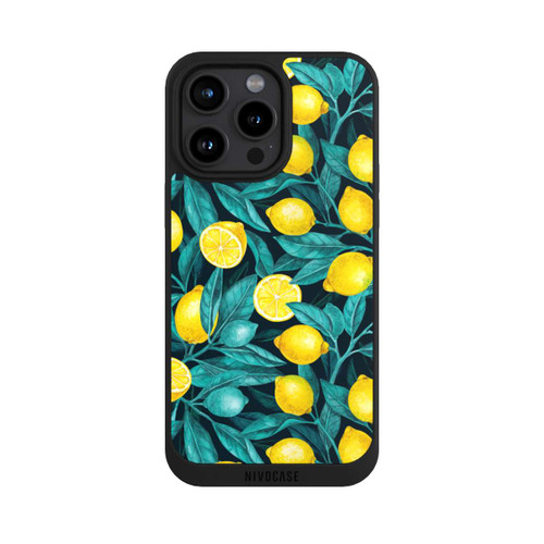 Apple iPhone 15 Pro Max NIVOpure Citrons et feuilles sombres
