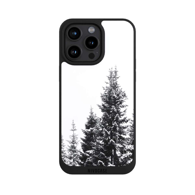 iPhone 15 Pro Max NIVOpure Schneebedeckte Tannen