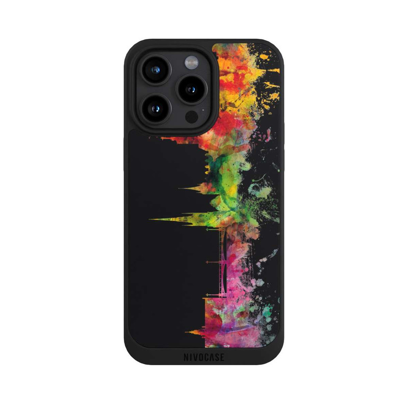 iPhone 15 Pro Max NIVOpure Stockholm Sweden Skyline Black