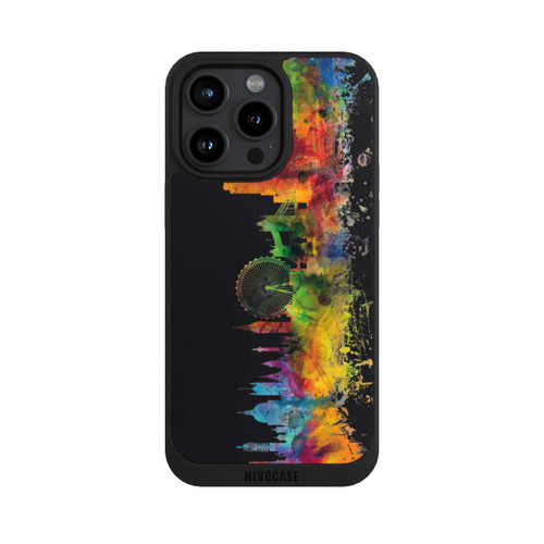 Apple iPhone 15 Pro Max NIVOpure Londres Angleterre Skyline Noir