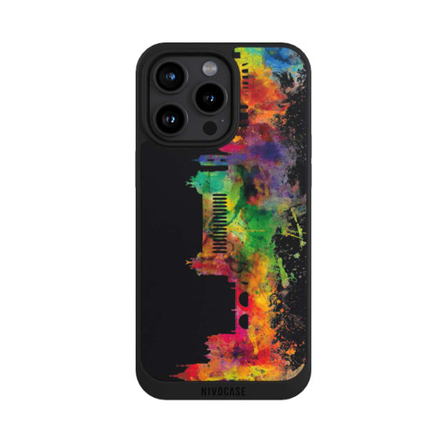 Apple iPhone 15 Pro Max NIVOpure Rome Italie Ligne d'horizon Noir