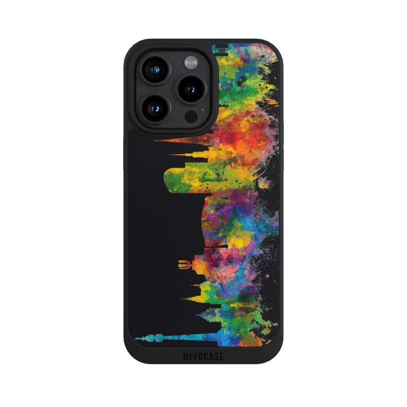 iPhone 15 Pro Max NIVOpure Dortmund Allemagne Ligne d'horizon Noir