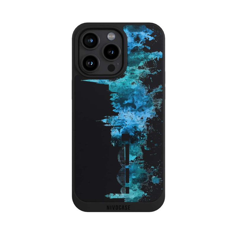 iPhone 15 Pro Max NIVOpure Cologne Skyline Blue