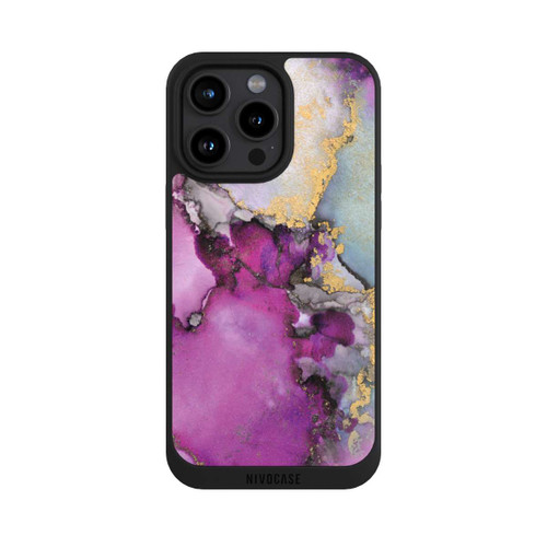 Apple iPhone 15 Pro Max NIVOpure Alcohol Ink Art Pink