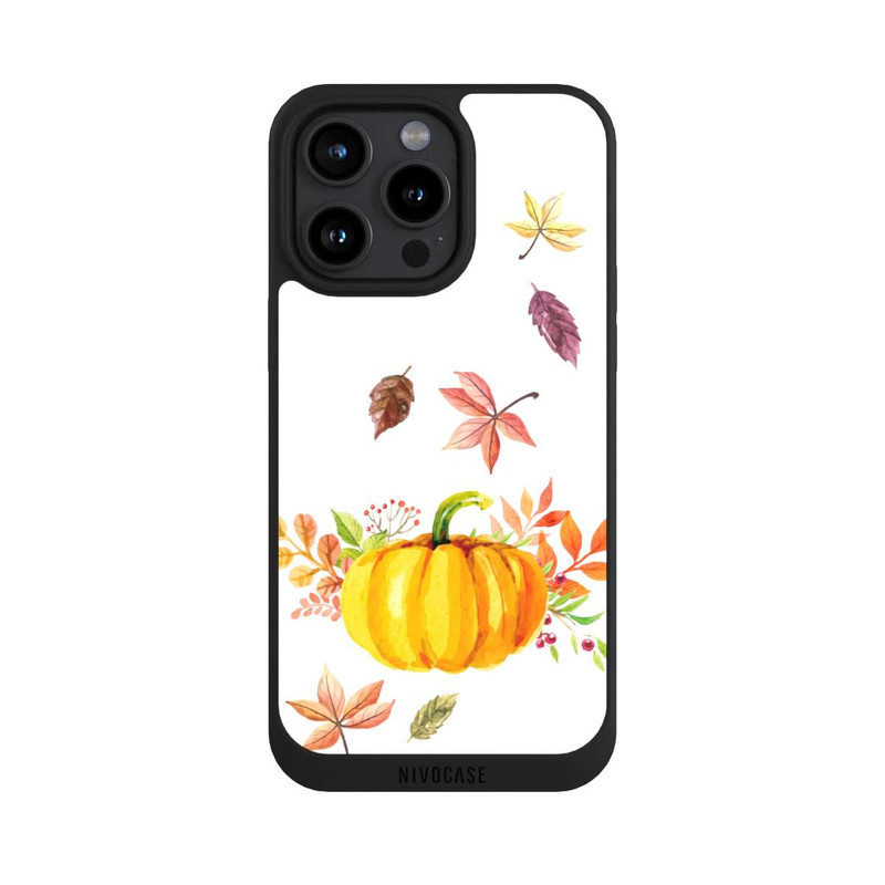 iPhone 15 Pro Max NIVOpure Pumpkin-weißer Hintergrund 