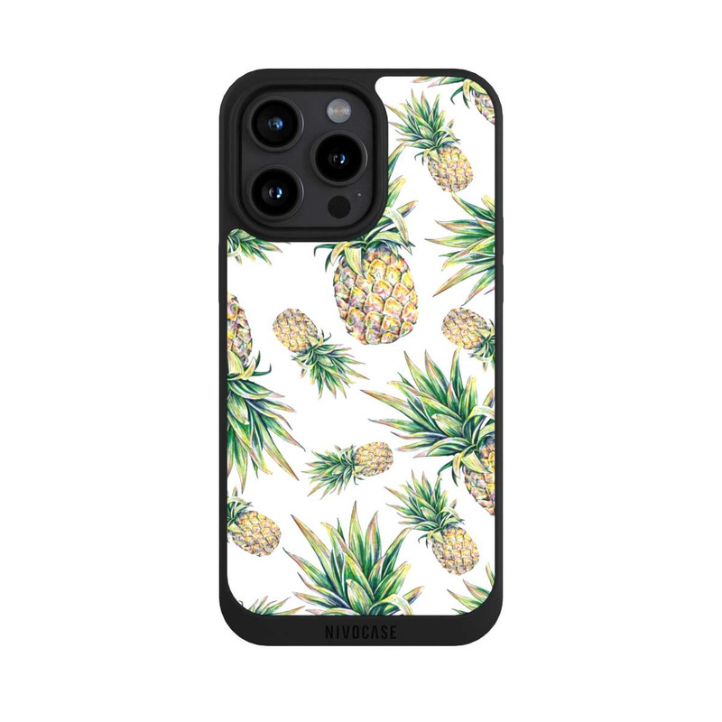 iPhone 15 Pro Max NIVOpure Pineapple-weißer Hintergrund 
