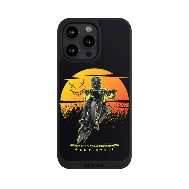 iPhone 15 Pro Max NIVOpure Coucher de soleil Wheelie