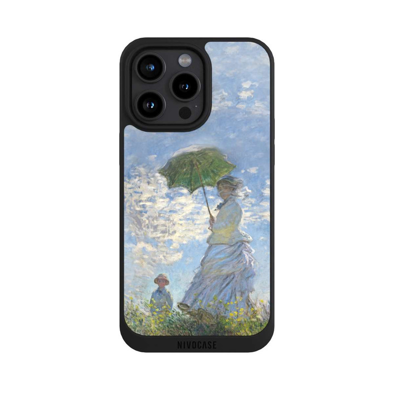 iPhone 15 Pro Max NIVOpure Frau mit Sonnenschirm - Monet