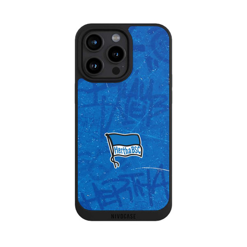 Apple iPhone 15 Pro Max NIVOpure Street Graffiti Blau