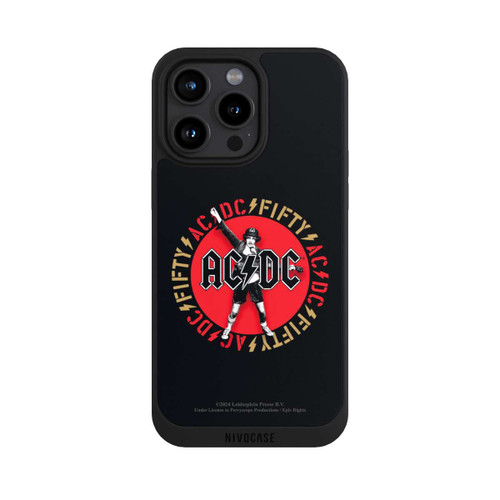 Apple iPhone 15 Pro Max NIVOpure ANGUS EMBLEM RED ACDC
