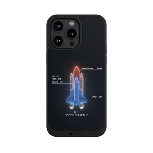 Apple iPhone 15 Pro Max NIVOpure Space Shuttle Wireframe