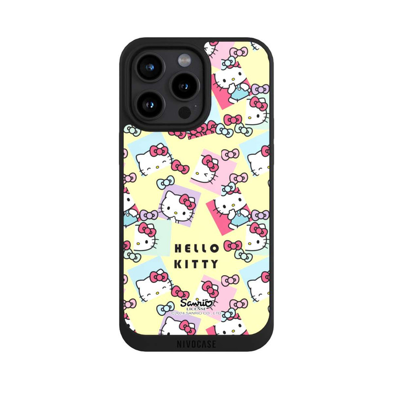 iPhone 15 Pro Max NIVOpure Hello Kitty Pastellmuster