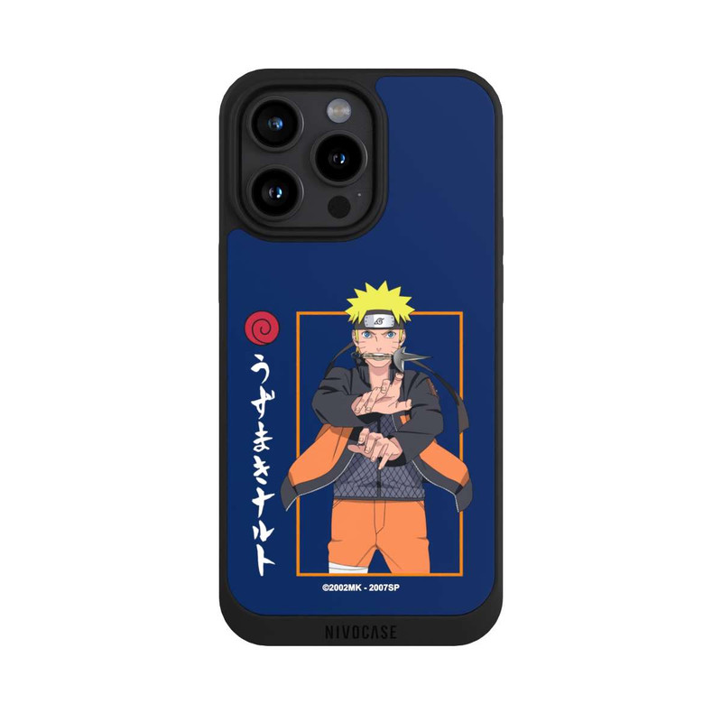 iPhone 15 Pro Max NIVOpure Naruto Kampfposition Blau