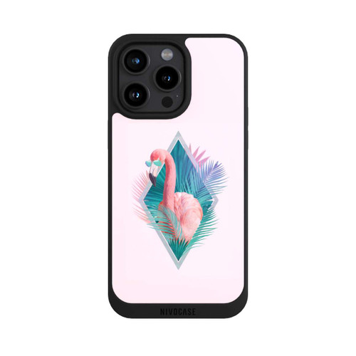 Apple iPhone 15 Pro Max NIVOpure Tropische Pflanzen Flamingo