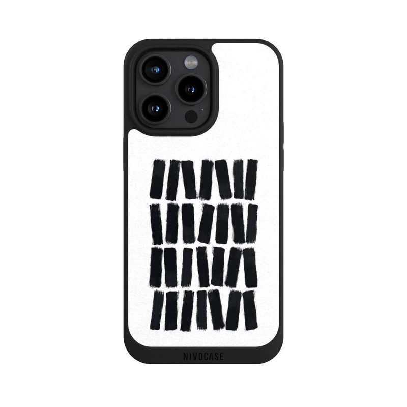 iPhone 15 Pro Max NIVOpure Coups de pinceau noirs