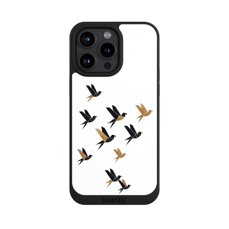 iPhone 15 Pro Max NIVOpure Collage d'oiseaux en origami