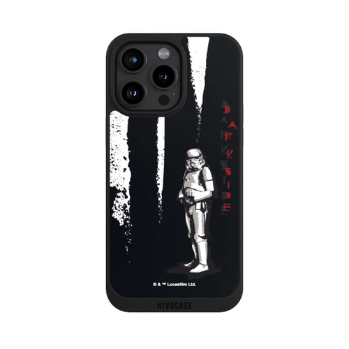 Apple iPhone 15 Pro Max NIVOpure Stormtrooper Dunkle Seite