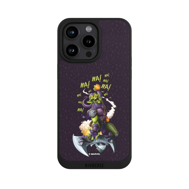 iPhone 15 Pro Max NIVOpure Green Goblin Pumpkin Bomb