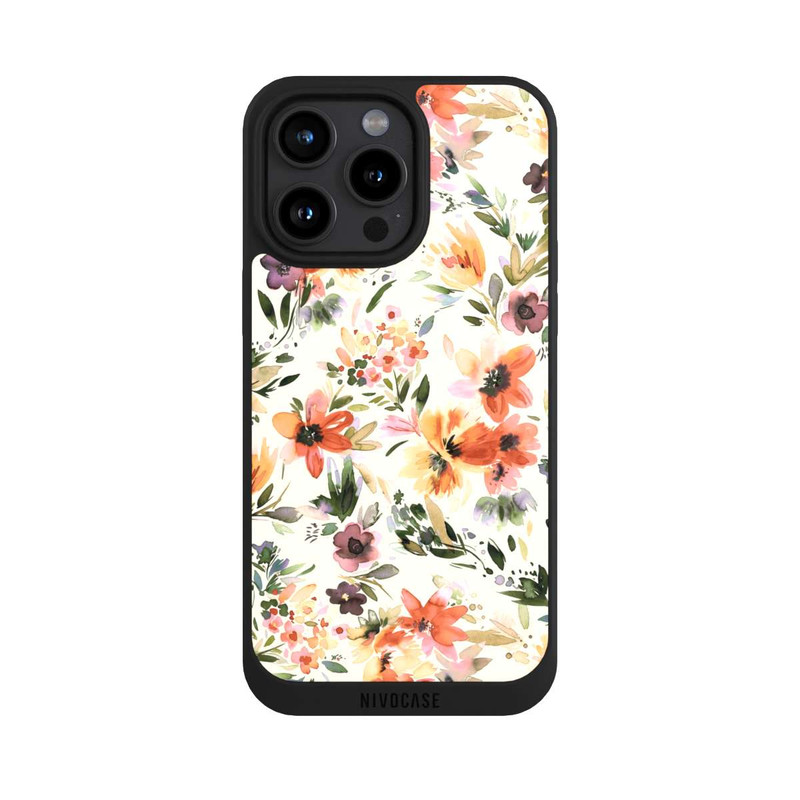 iPhone 15 Pro Max NIVOpure Summer Artistic Flowers Ivory