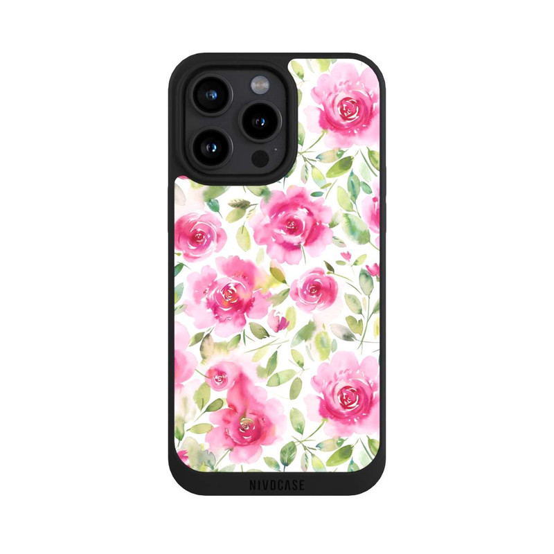 iPhone 15 Pro Max NIVOpure Aquarell Frische Rosen