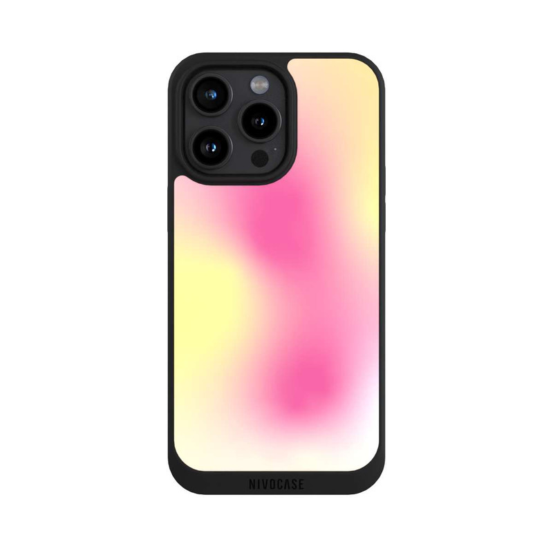iPhone 15 Pro Max NIVOpure Aura Gelb Pink