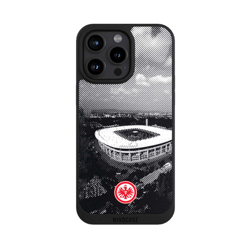 Apple iPhone 15 Pro Max NIVOpure SGE Stadion Schwarz Weiß