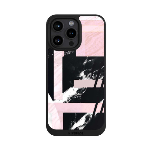 Apple iPhone 15 Pro Max NIVOpure Pink Marble Collage