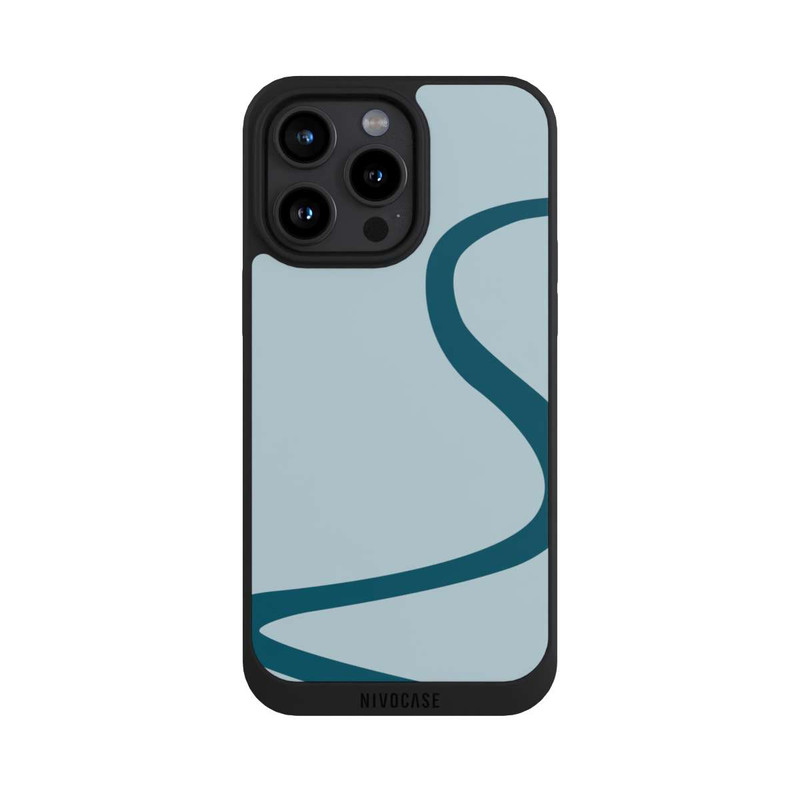 iPhone 15 Pro Max NIVOpure Trendy Blue Line