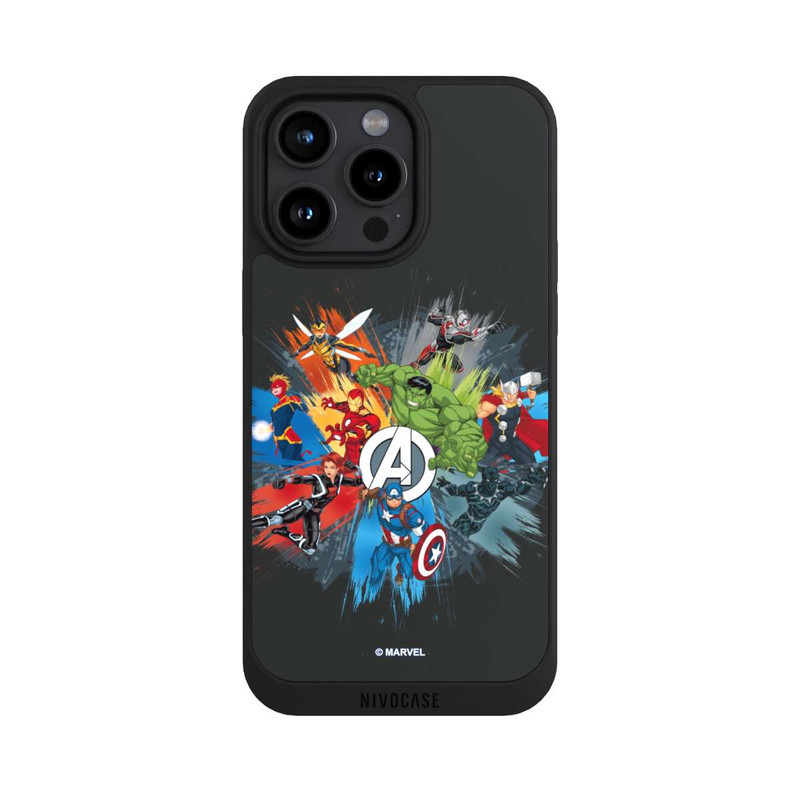 iPhone 15 Pro Max NIVOpure Marvel's Avengers Black