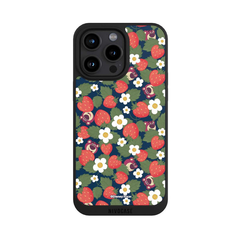 iPhone 15 Pro Max NIVOpure Lotso Toy Story Strawberry Flower Pattern