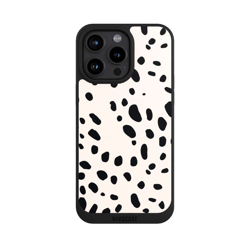 iPhone 15 Pro Max NIVOpure Motif Animalier Guépard Noir