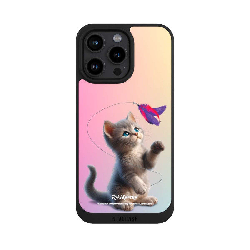 iPhone 15 Pro Max NIVOpure Playing Cat with Feather