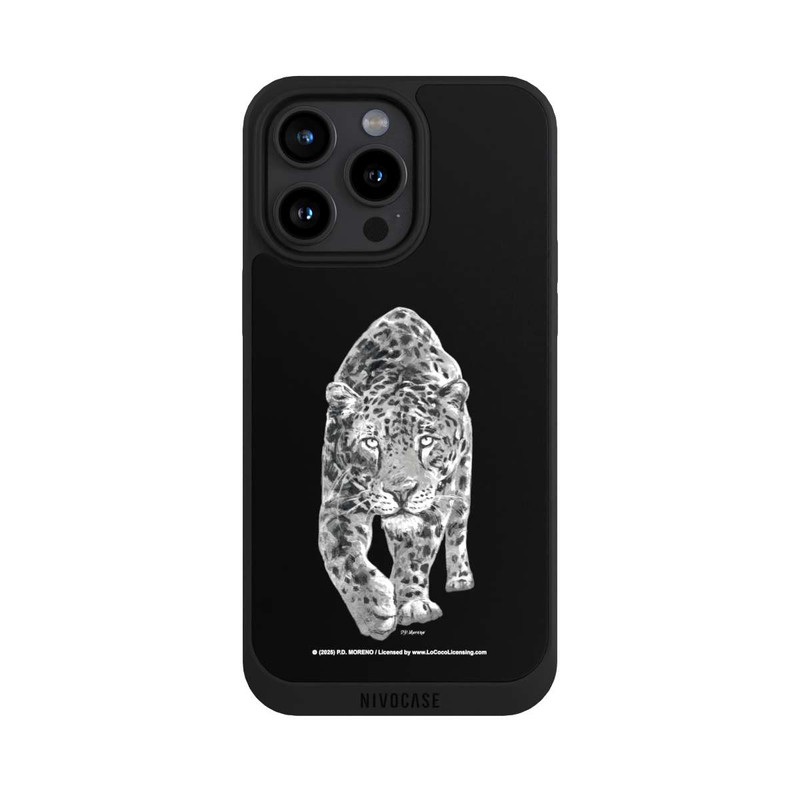 iPhone 15 Pro Max NIVOpure Leopard Schwarz