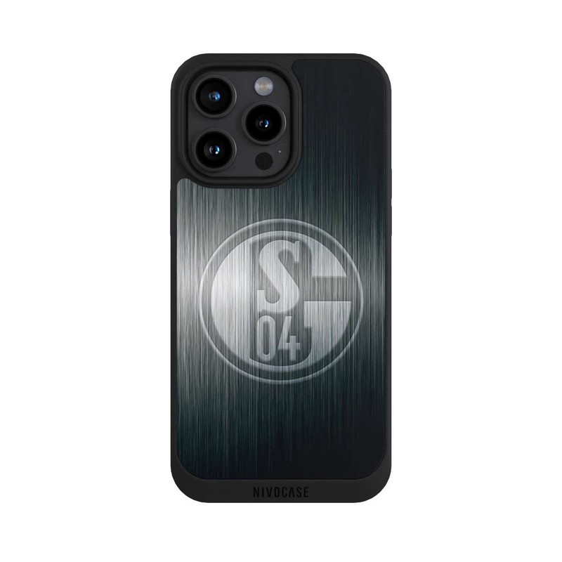 iPhone 15 Pro Max NIVOpure Schalke 04 Metall Look