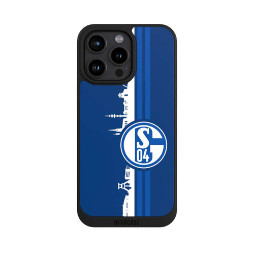 Apple iPhone 15 Pro Max NIVOpure Schalke 04 Skyline Blau