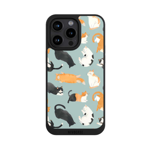 Apple iPhone 15 Pro Max NIVOpure Cats Pattern