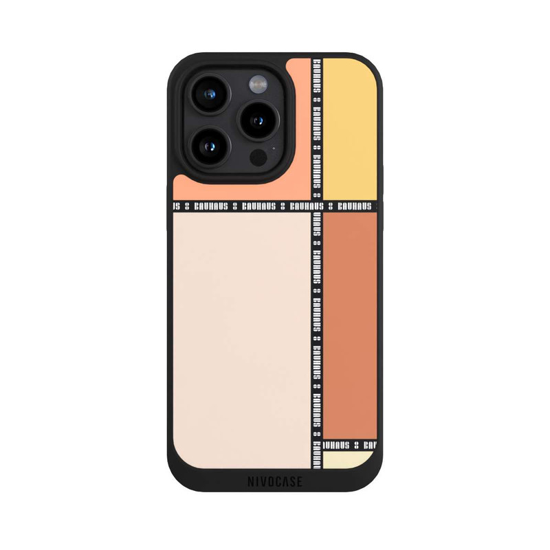 iPhone 15 Pro Max NIVOpure Bauhaus Squares-Pastel